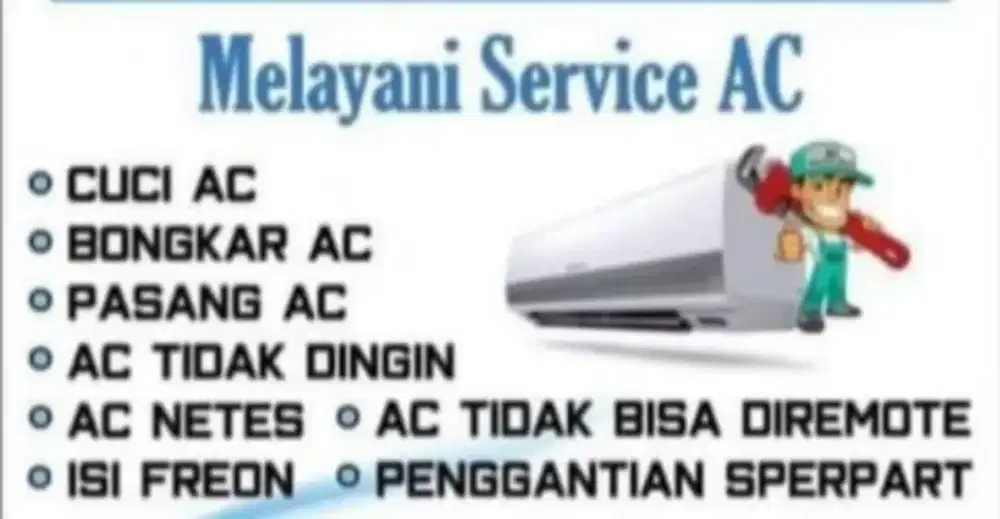 Servis dan cuci AC panggilan