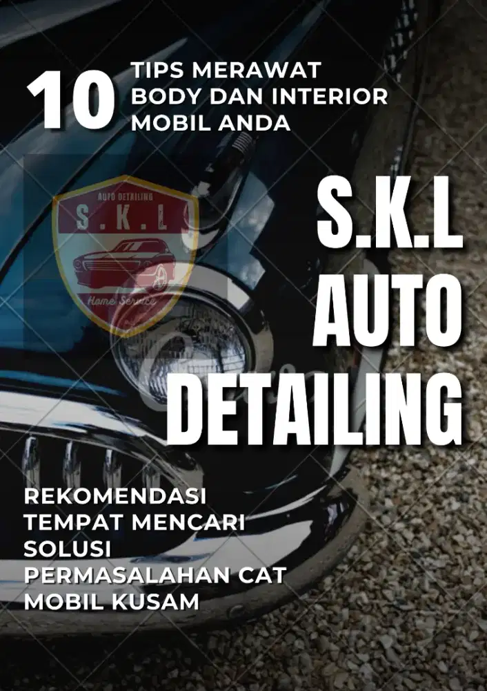 Salon mobil panggilan. Detailing mobil. Poles mobil panggilan