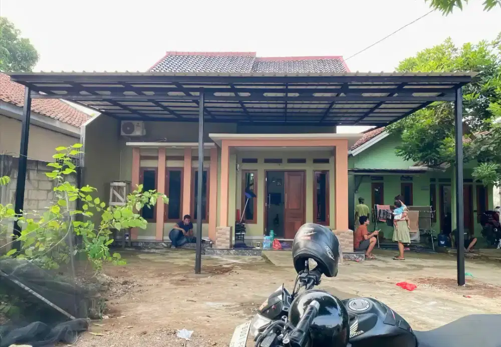 Kanopi baja ringan dan garasi
