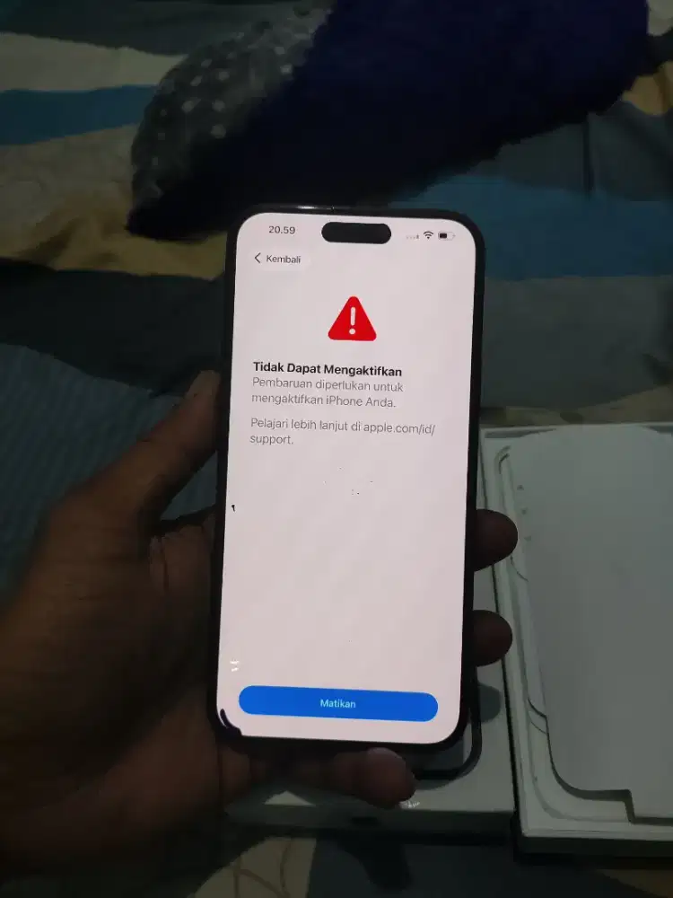 Iphone 15 plus 128 ex bli bli minus baca