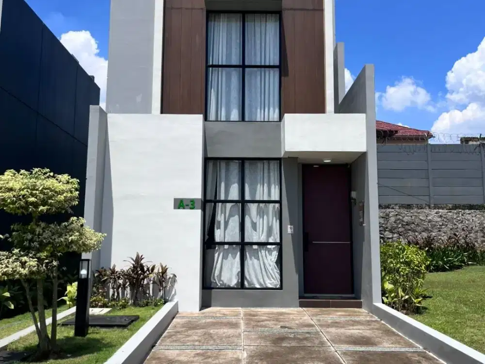 MODERN LIVING!! Rumah Baru 2 Lantai Cluster Volga Serpong Garden 3 Harga Under 1M Tipe Valdai Dekat Akses Stasiun KRL Cisauk & AEON Mall BSD