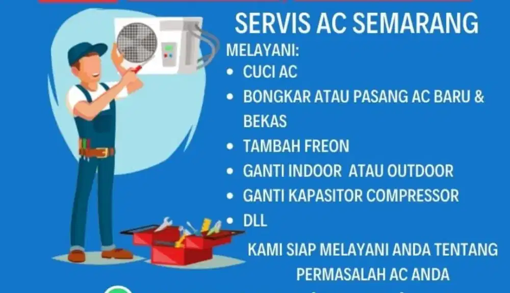 Cuci dan servis AC panggilan