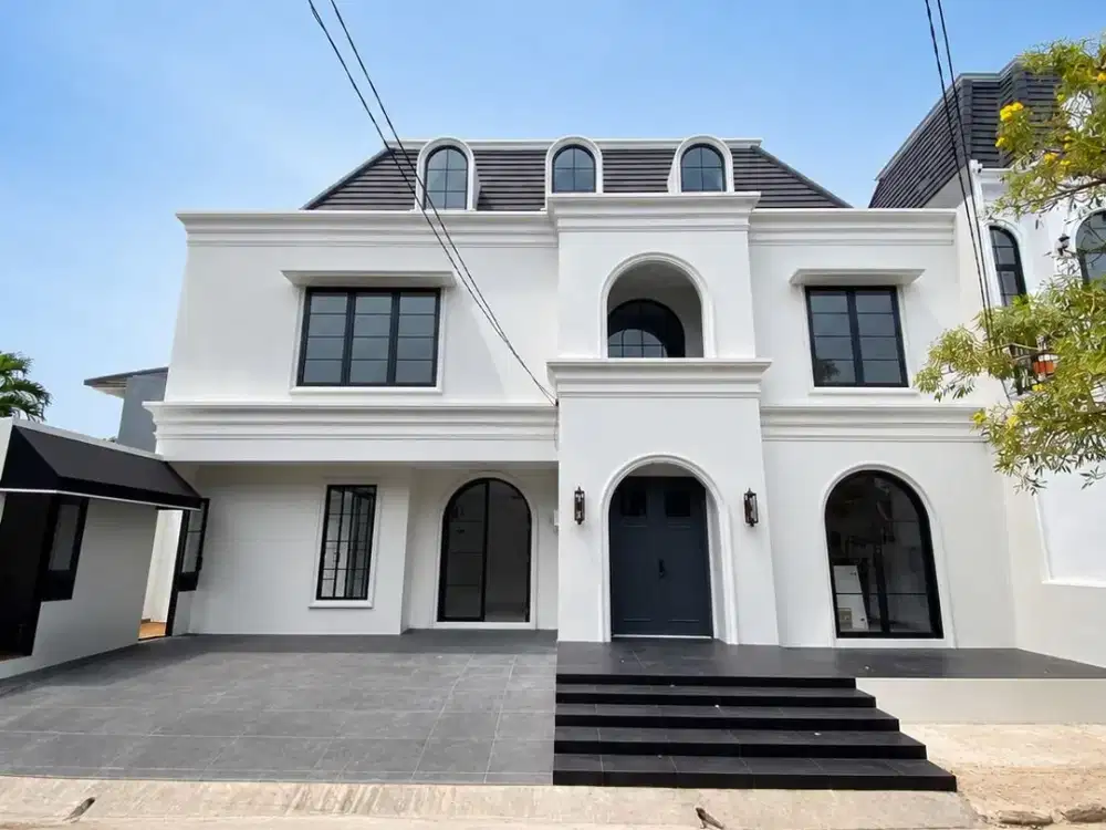 Rumah brand new american classic 2 lantai ada swimming pool dekat akses tol Mall sekolah di bintaro jaya sektor 8
