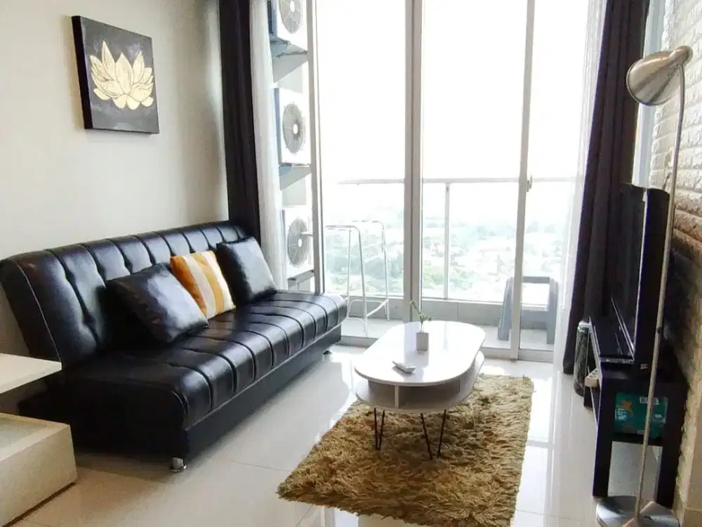 Dijual Apartemen Puri Mansion, 2 BR, 49 M², 2 KT, 2 KM, Furnished, Tersewa S/D April 2027, Rp 800 Juta