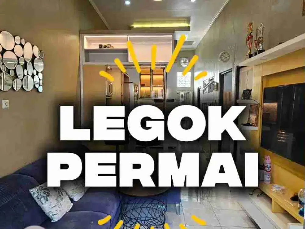 TURUN HARGA  TERMURAH RUMAH Furnished tinggal bawa koper di legok permai sebelahan dengan gading serpong