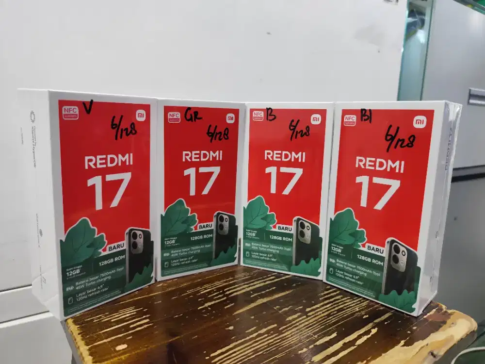 New Redmi 17 6/128 (Unit Baru)