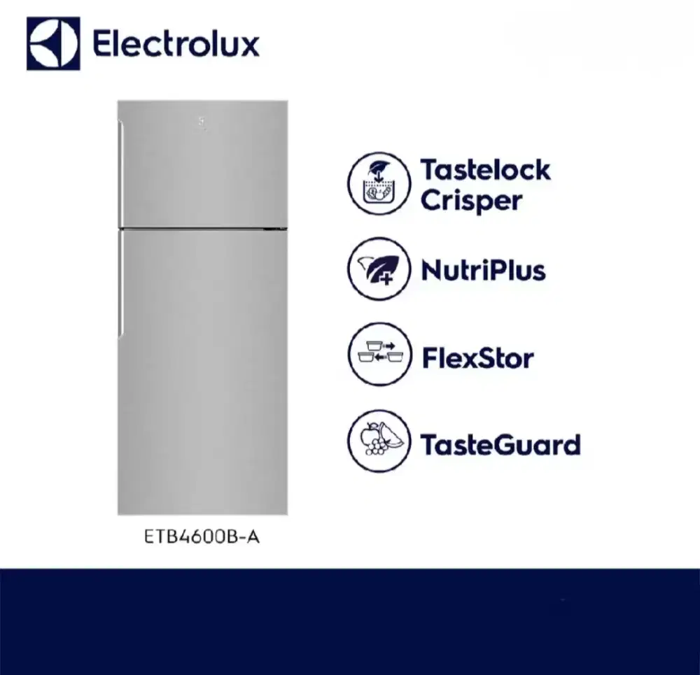 KULKAS 2 PINTU ELECTROLUX ULTIMATE TASTE 500 ETB4600B-A