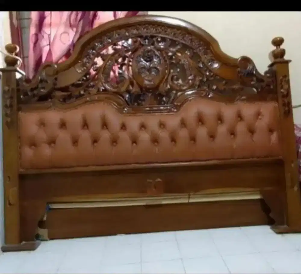 Dipan jati asli 1 set lengkap