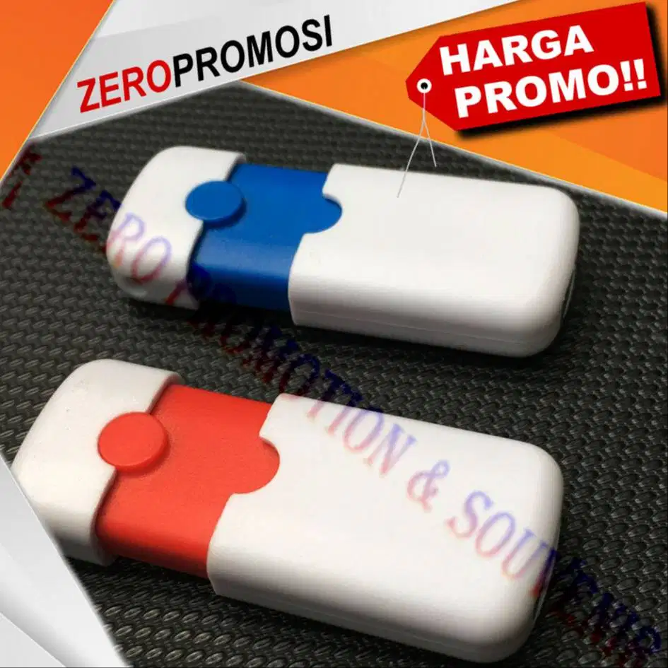 Flashdisk Dual Tone Push FDPL35 Custom Logo 4GB untuk Souvenir Promosi