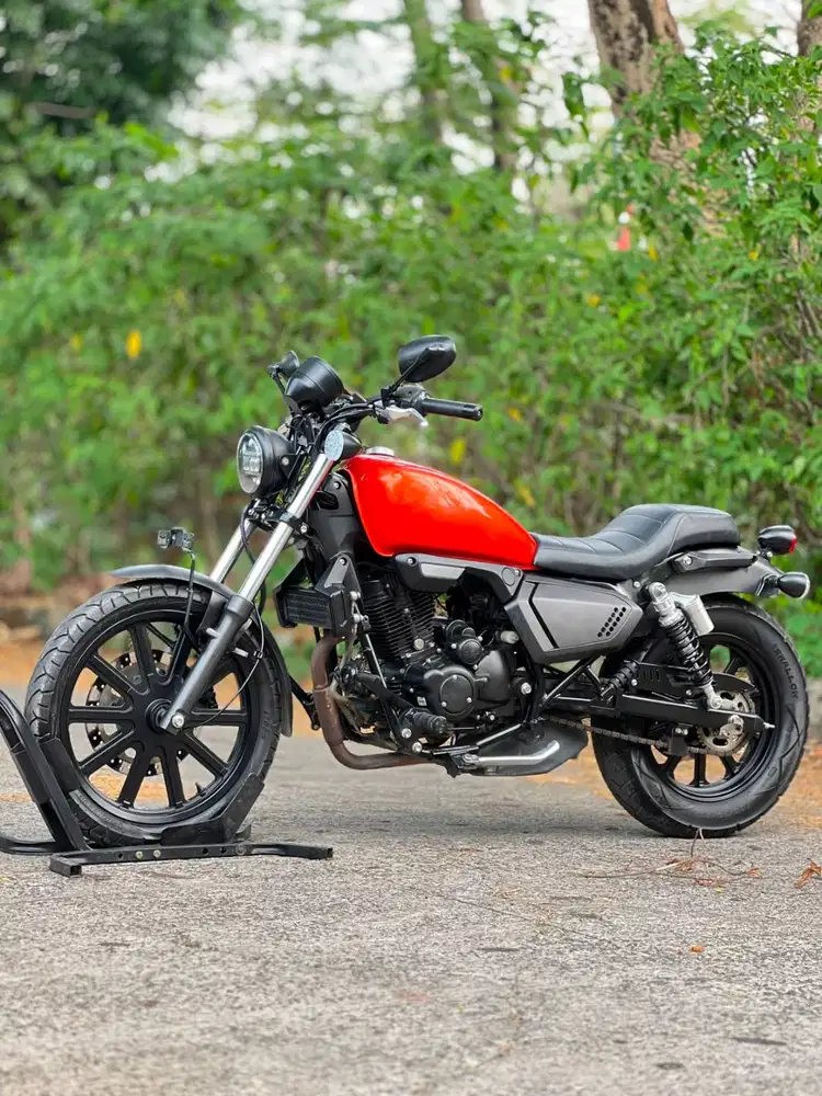 BENELLI MOTOBI 200 EVO ORANGE 2024 KM 2K PAJAK PANJANG RASA BARU