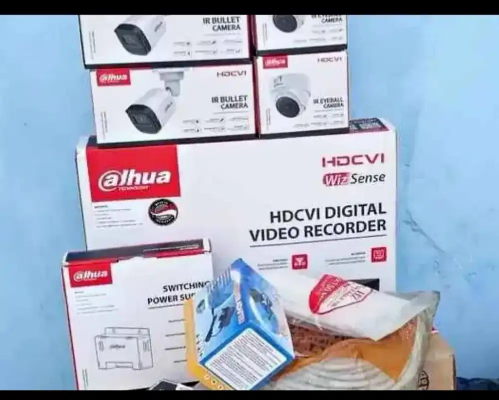 Cctv lengkap Dahua hikvision hilook