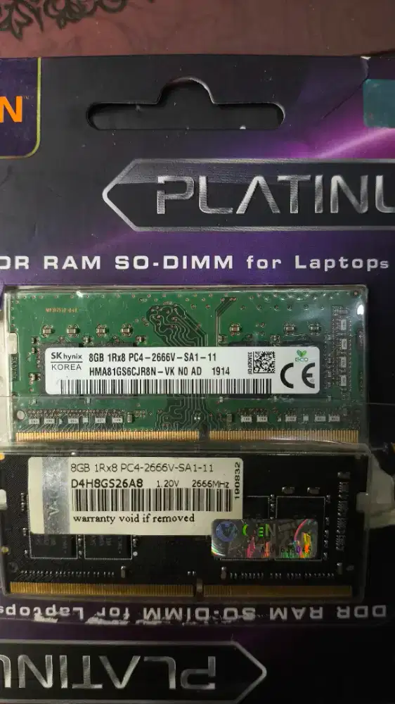 RAM Laptop 8GB DDR4 2666MHz SO-DIMM PC4-2666V Original Copotan Lenovo