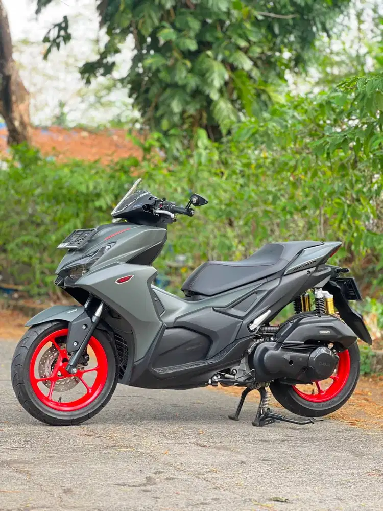 YAMAHA NEW AEROX ALPHA TURBO 155 ABS KEYLESS GREY 2025 LOW KM PAJAK ON