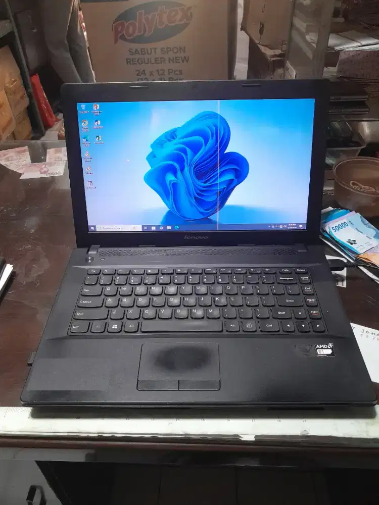 Laptop lenovo G405 Amd E1 Ram 4 Murah