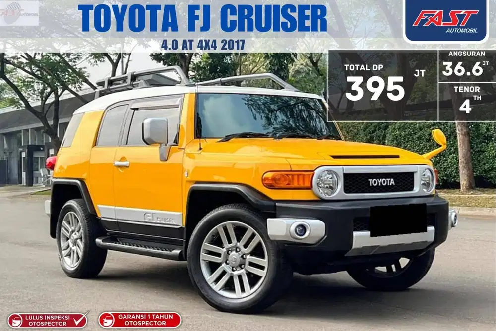 TOYOTA FJ CRUISER 2017 TIPE TERLENGKAP 4×4 LOW KM.26RB & ANTIK