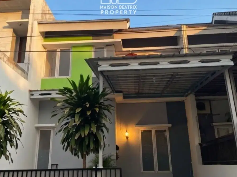 RUMAH 2 LANTAI SIAP HUNI LOKASI STRATEGIS DI PERUM. DANAU WITANA HARJA