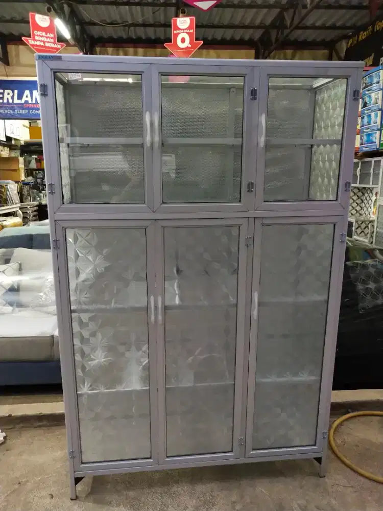 Rak piring 3pintu ocean bahan tebal