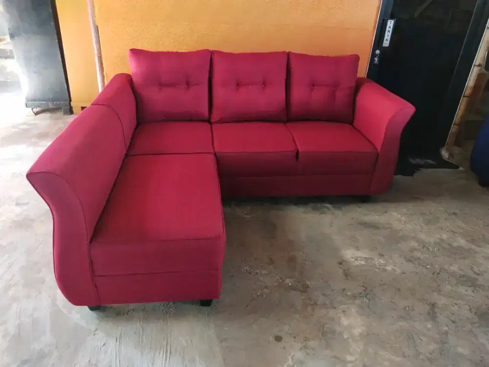 Sofa ruang tamu,sofa model L minang