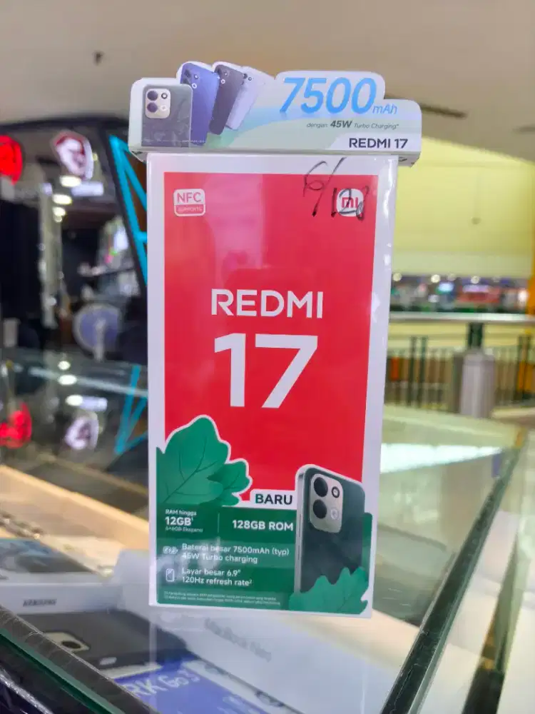 NEW REDMI 17 6/128G GARANSI RESMI