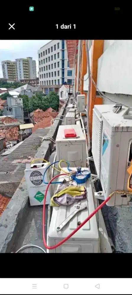 Jasa servis AC kulkas mesin cuci kompa air dll