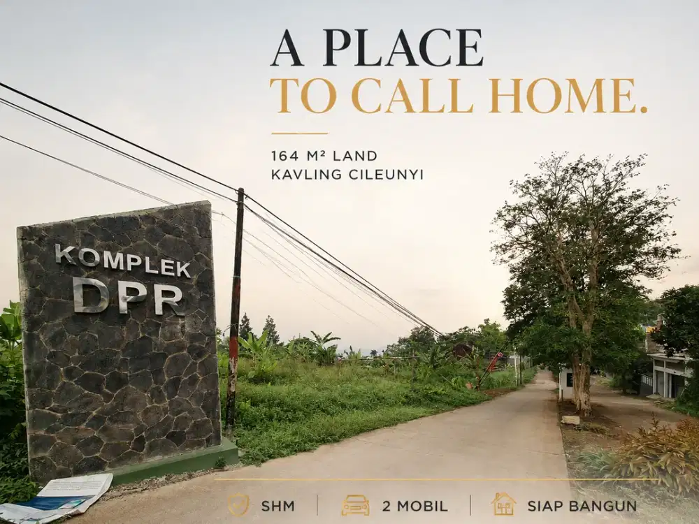 Tanah 164m² SHM di Cileunyi | Akses 2 Mobil | Rp300 Juta