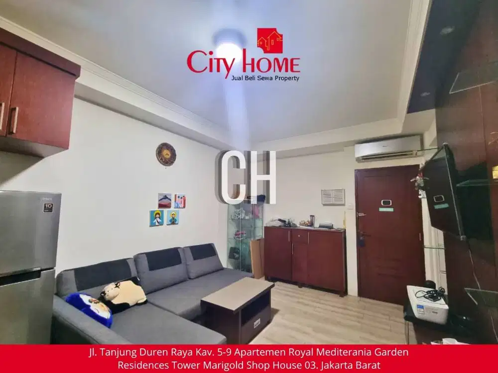 Sewa Apartemen Furnished 2 BR di Mediterania Garden Residence 2