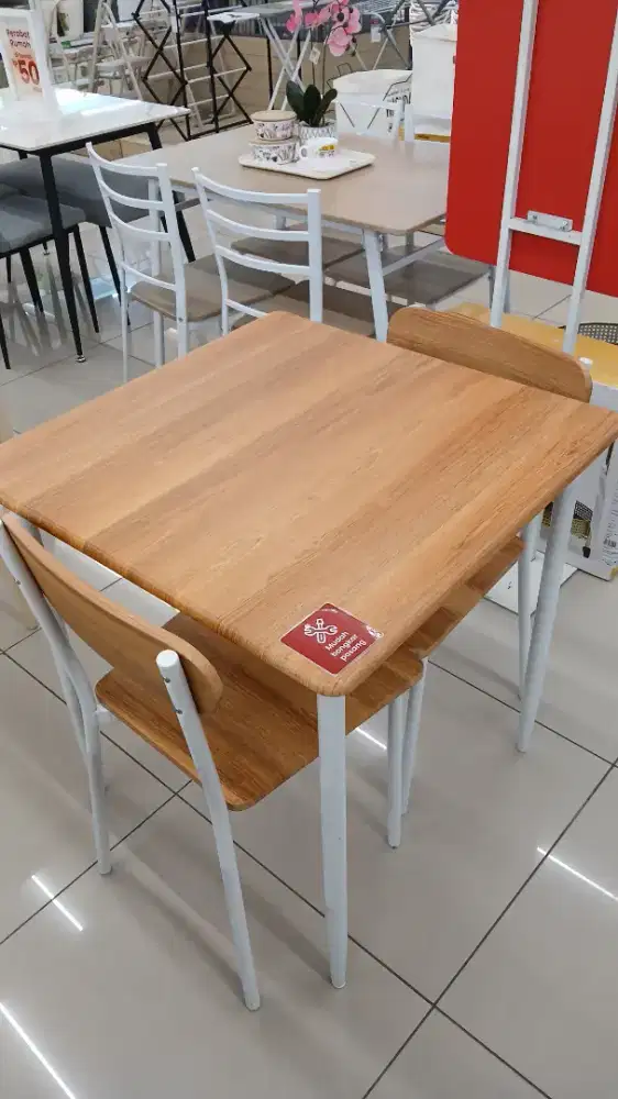 Lamira dining set meja makan
