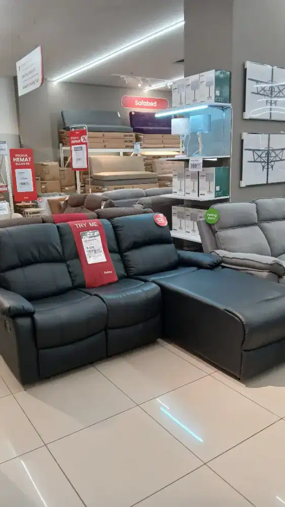 Sofa L recliner liverton