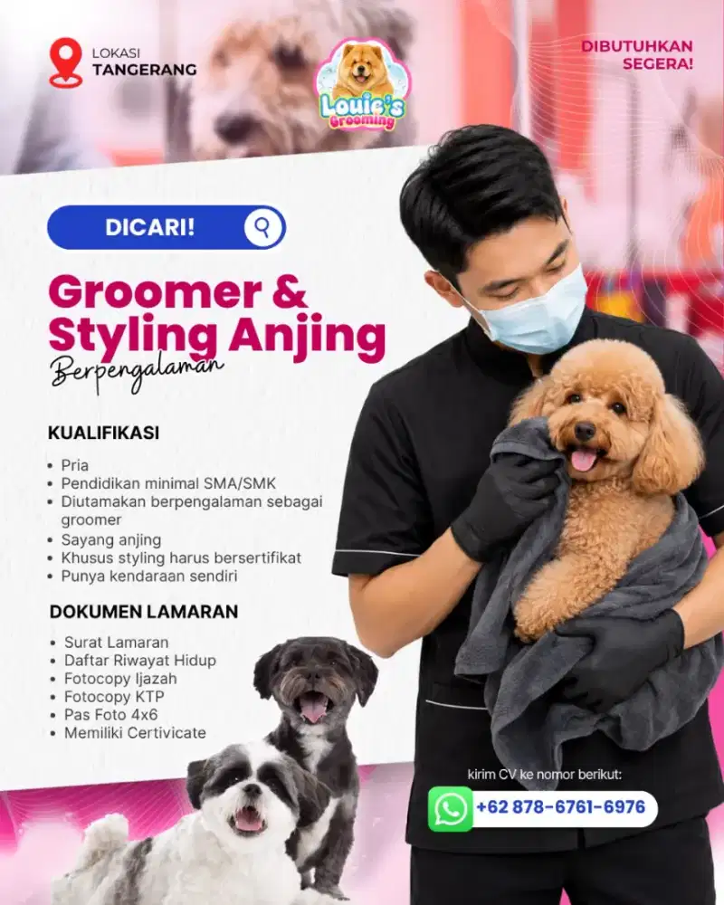 Dicari gromer berpengalaman