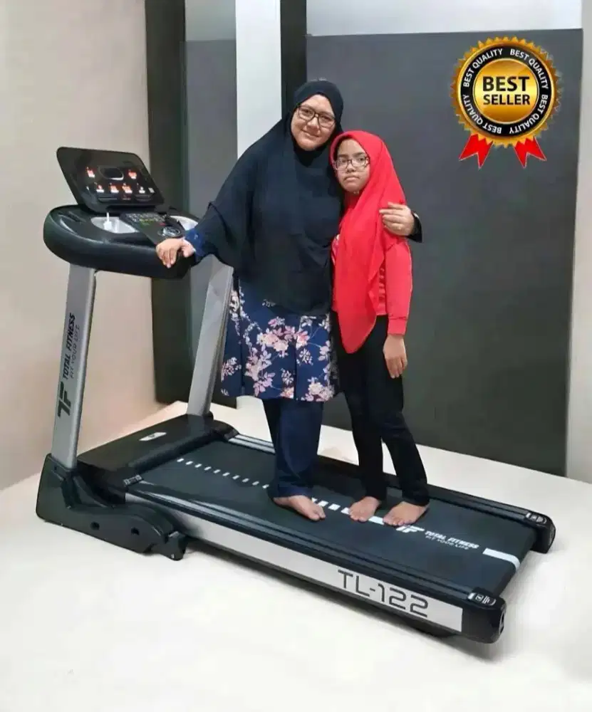 BIG MEWAH TREADMILL TL 122 POWER 3 HP AUTOINCLINE 20 DERAJAT