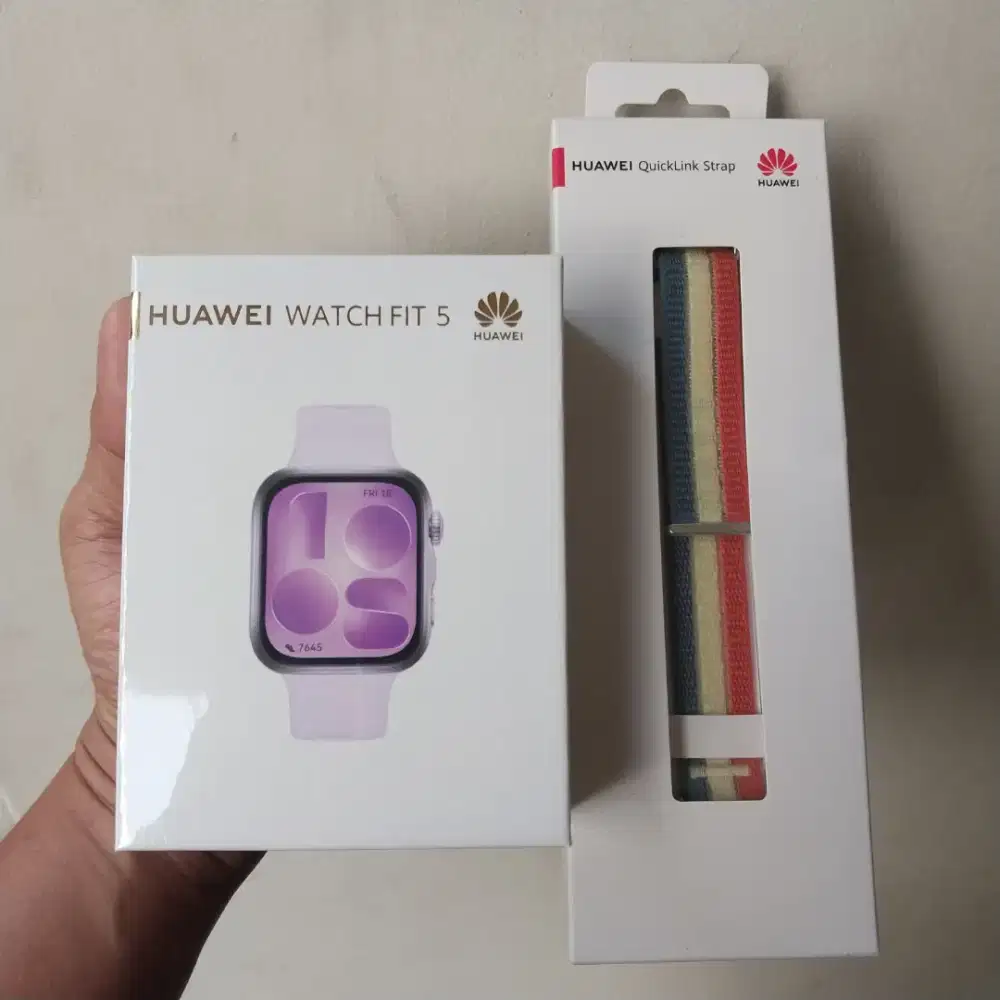 Huawei Watch Fit 5 baru 100% BONUS Strap