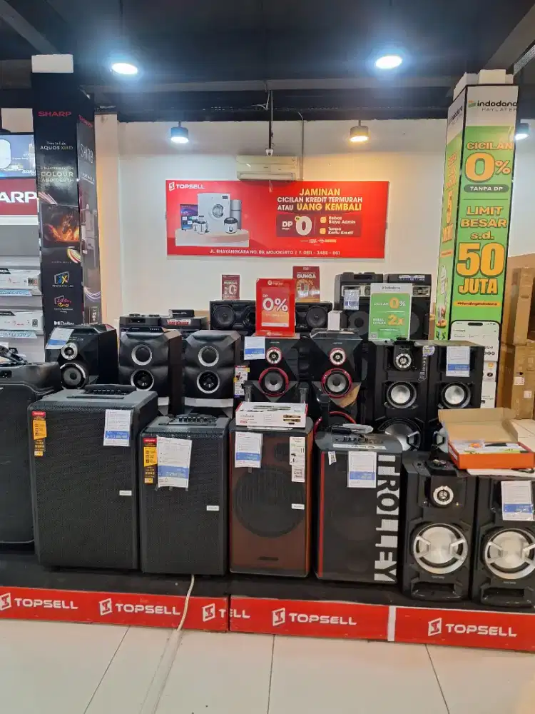 PROMO SPEAKER AKTIF & MESIN CUCI