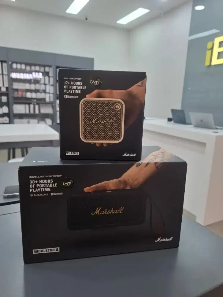 Marshall Middleton II Black & Brass Free Willen II (Terbatas)