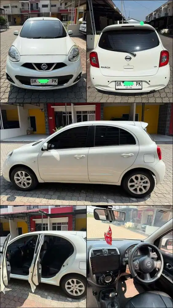 Nissan March 1.5 L AT (Matic) Facelift Th 2014 Warna Putih