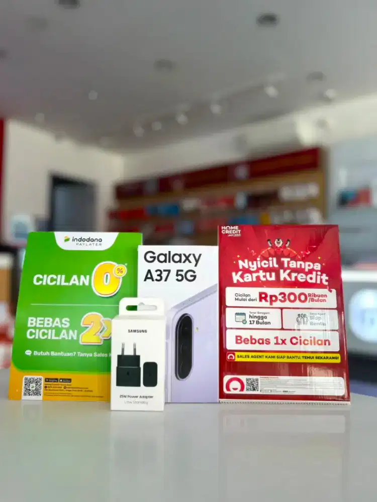 SAMSUNG GALAXY A37 5G||FREE ADAPTOR 25 WATT CICILAN CUKUP PAKAI KTP
