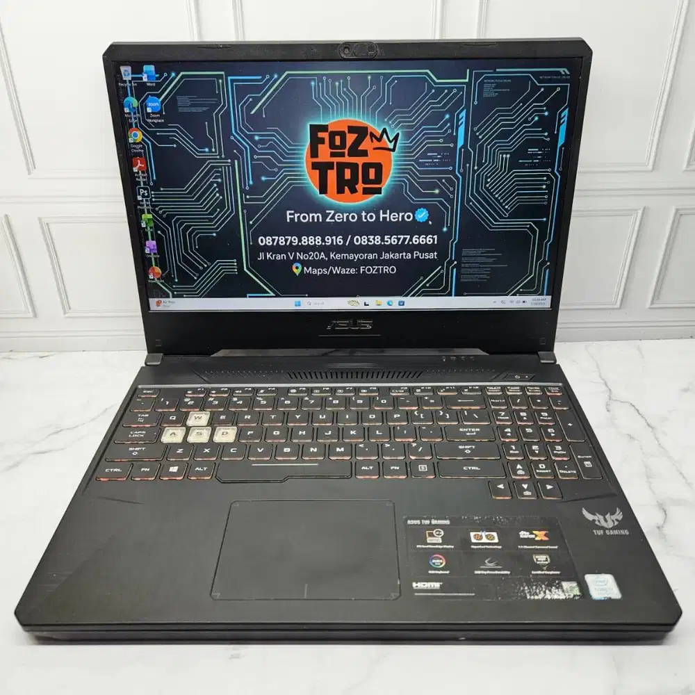 Laptop Gaming Asus TUF Gaming FX505 Core i7 GTX1050 16/256+1TB NoMinus