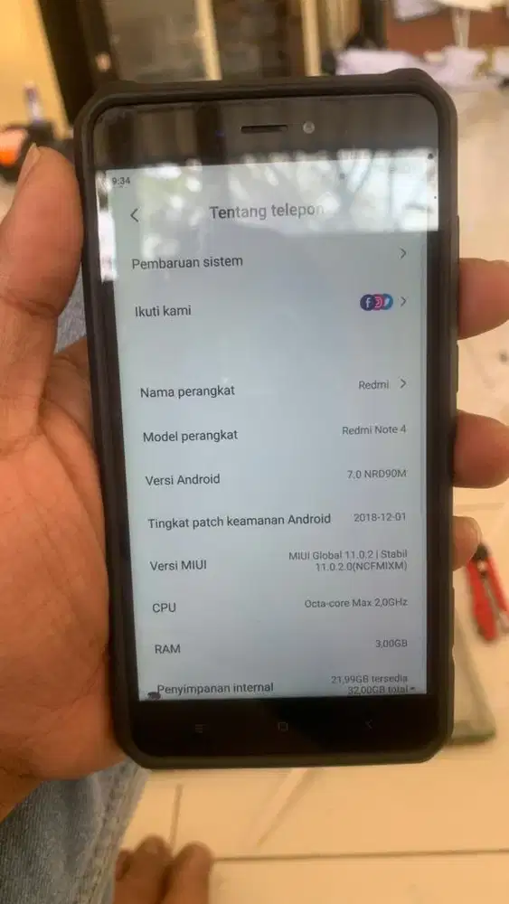 xioaomi note 4 hp