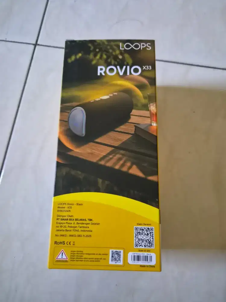 Dijual BNOB :

Speaker merk LOOPS Rovio X33