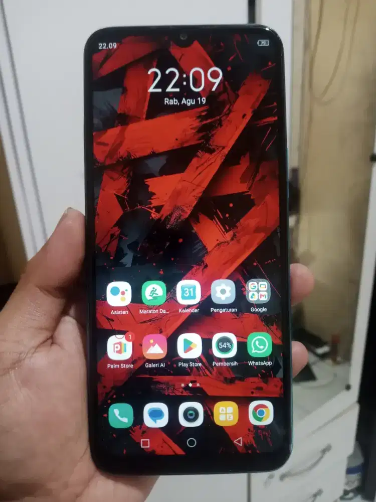 Infinix Hot 10s 4G 4/64 layar 6.8 inchi mulus