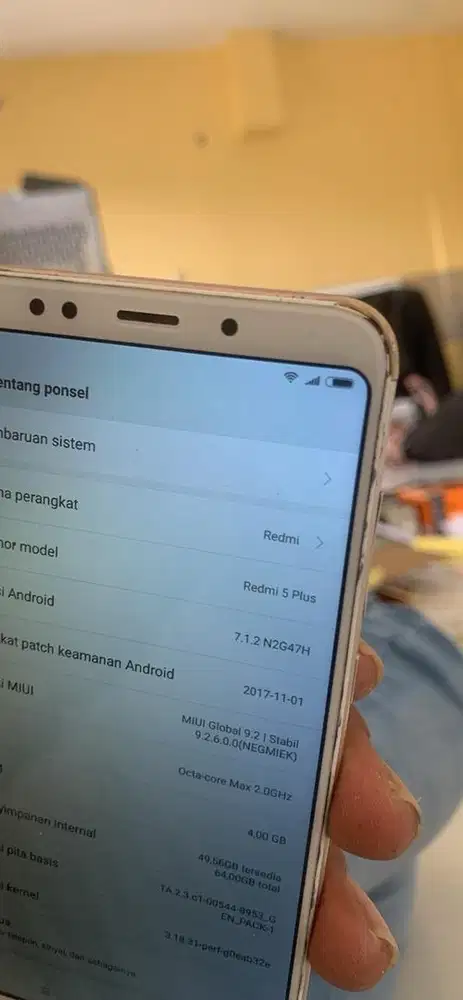 Redmi 5plus oke