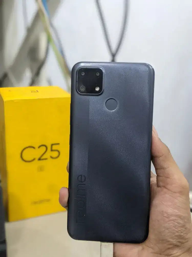 Realme C25s Ram 4/128GB Batrei 6000mAh Layar Tampilan Lcd Masih Bawaan