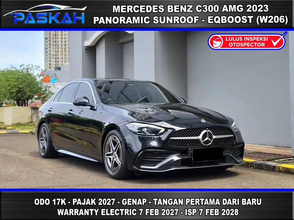 PAJAK 2027 Odo 17k Bunga 4% MERCEDES BENZ C300 AMG 2023 C 300 2023