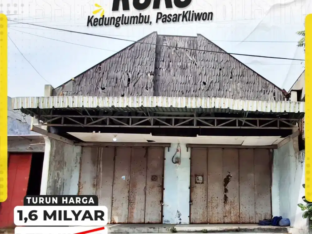 Dijual Ruko Siap Pakai 142meter Mobil Simpangan dekat BTC Pasar Kliwon Solo