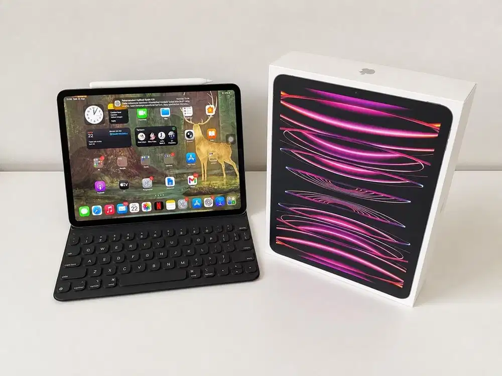 Ipad Pro M2, 11 inchi, 256 GB, Wifi+Apple pencil+Smart keyboard