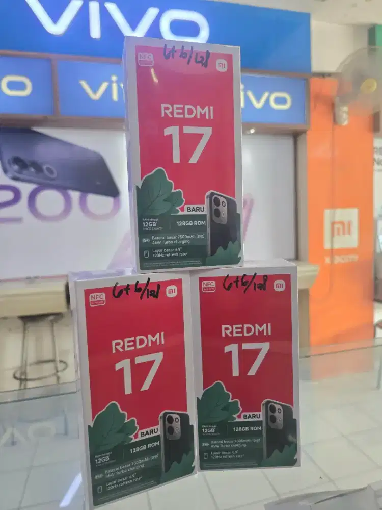 XIAOMI REDMI 17 12/128GB FREE LENGKAP