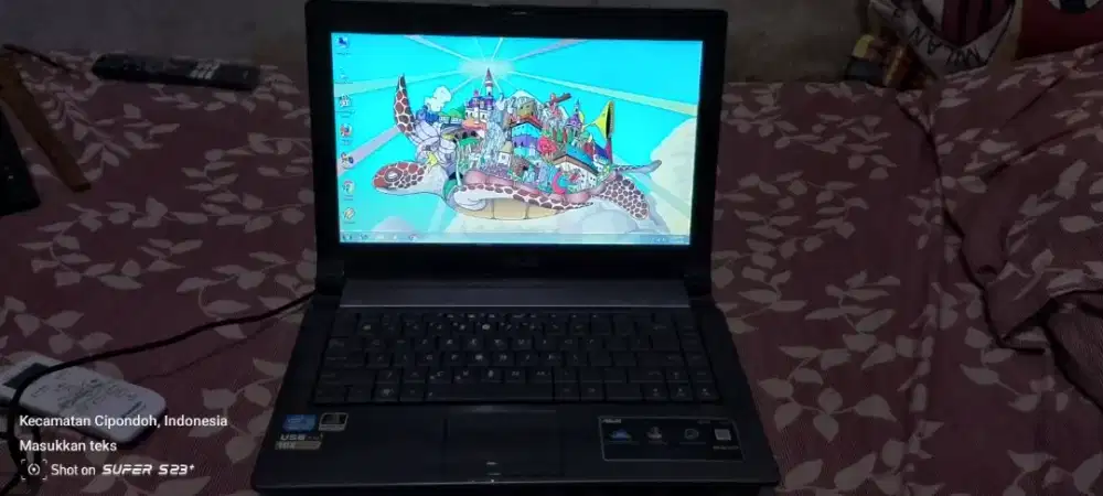 laptop asus N43S series core i7 2670 ram 2 gb hdd 320 gb normal