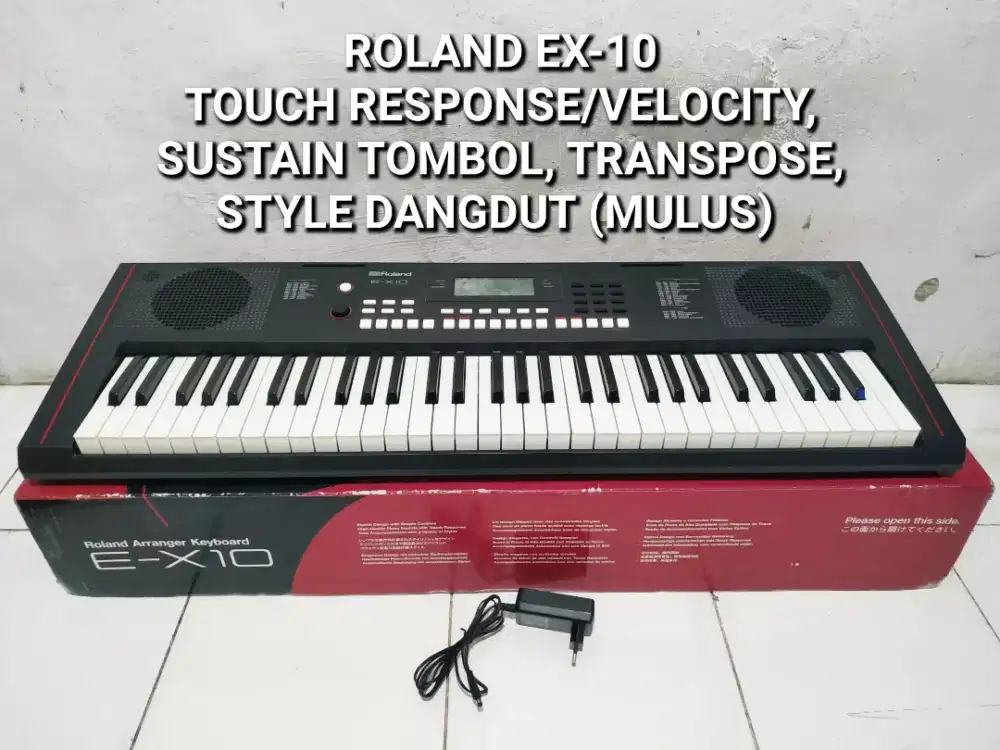 Keyboard piano Roland EX-10 suara jernih mulus normal cod bintara bksi