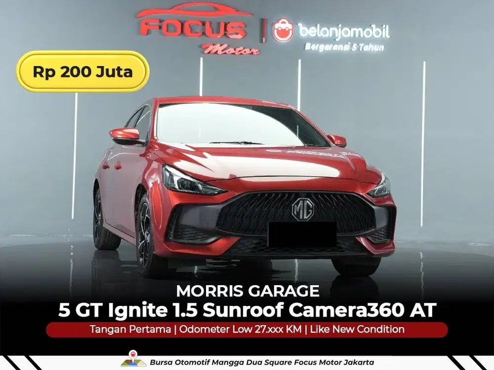 [ LOW KM 27RB ] MG Morris Garage 5 GT 5GT Ignite 1.5 Sunroof 2022/2023
