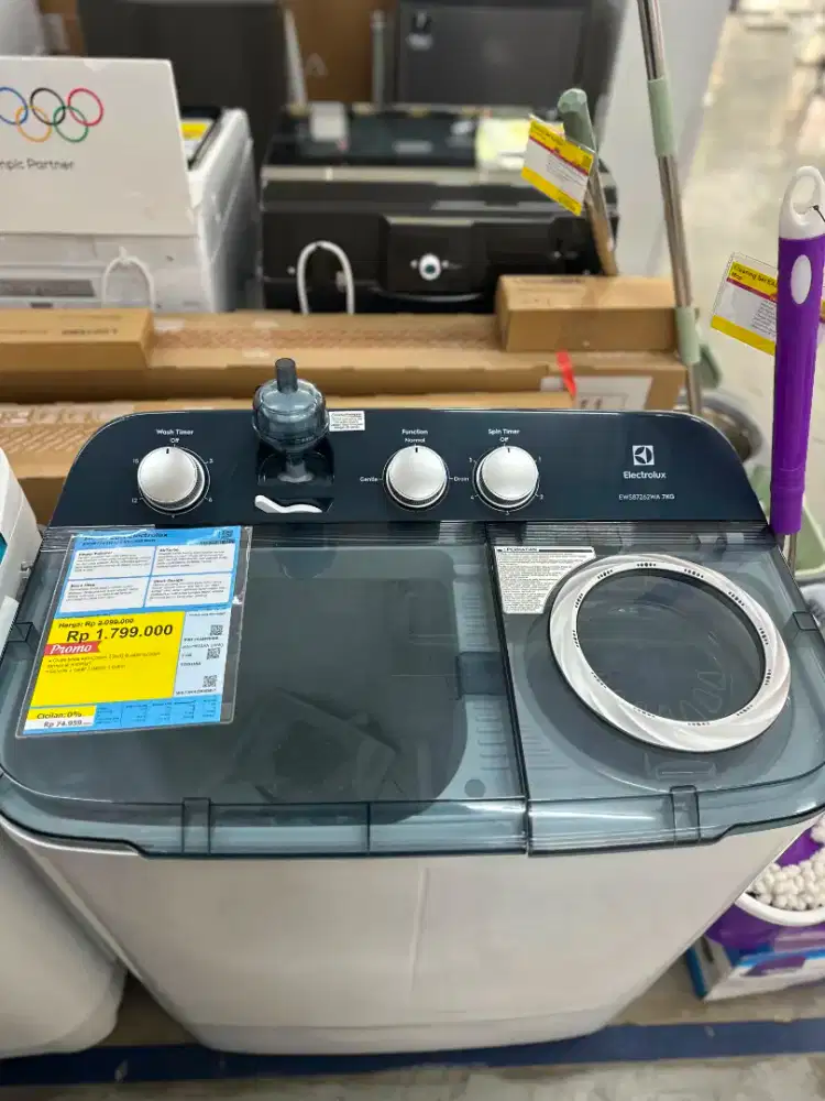 PROMO MESIN CUCI 2 TABUNG ELECTROLUX