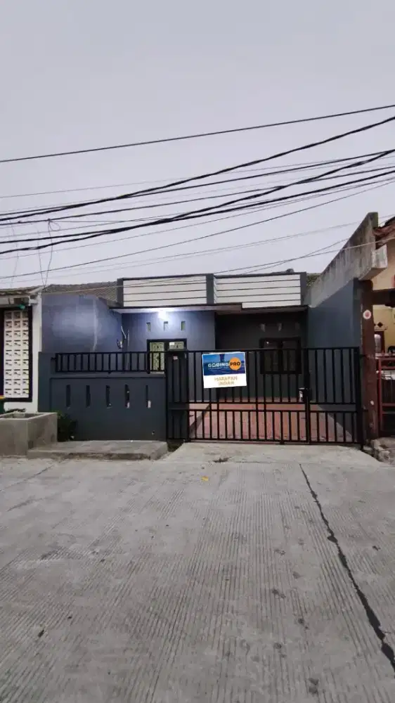 Dijual rumah murah di bekasi taman harapan baru siap huni